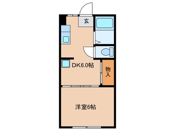 グリーンマンションの物件間取画像